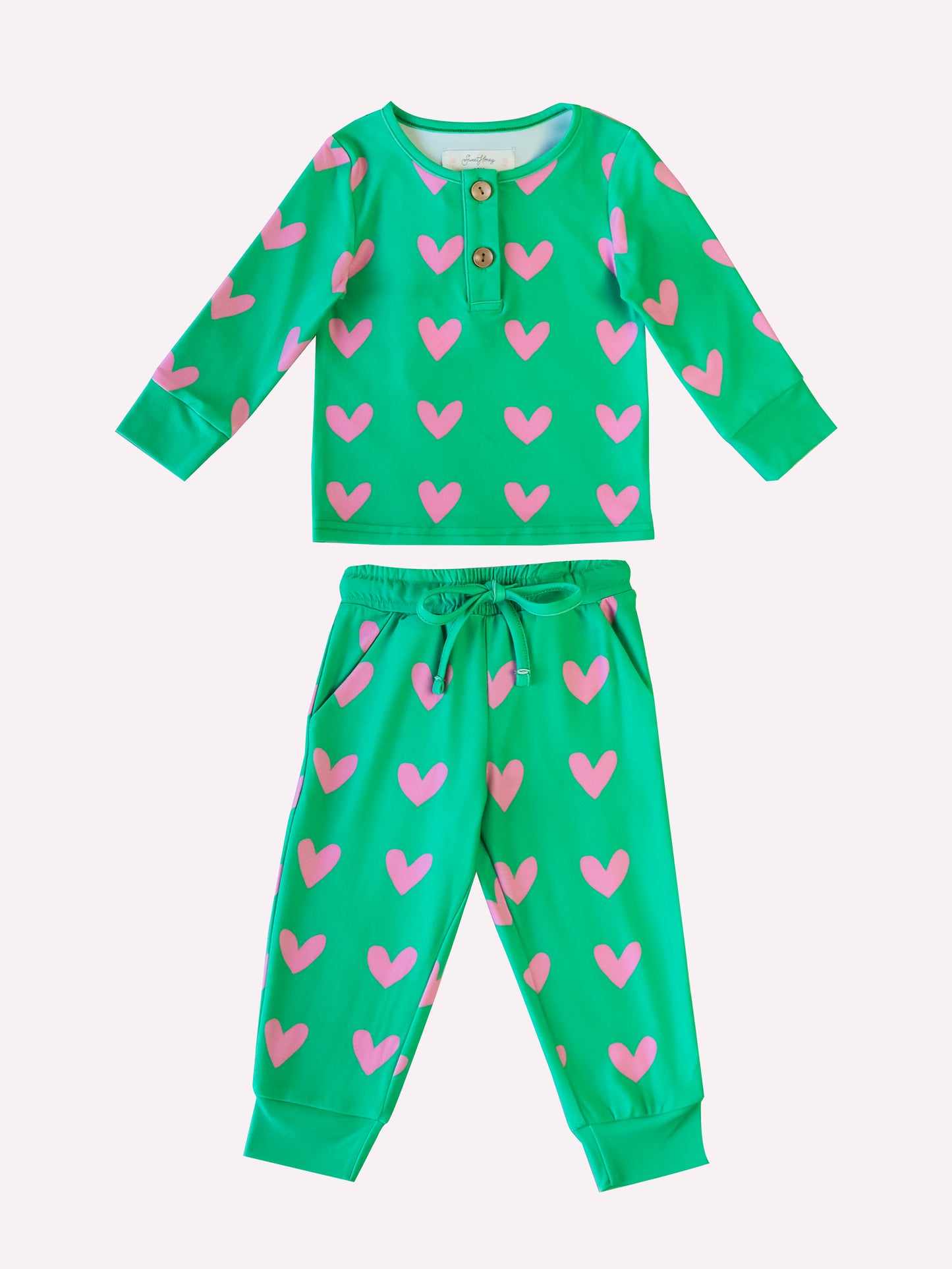 Jogger Play Set - Heartbreaker in Green