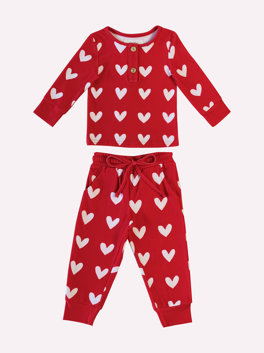 Jogger Play Set - Heartbreaker in Red