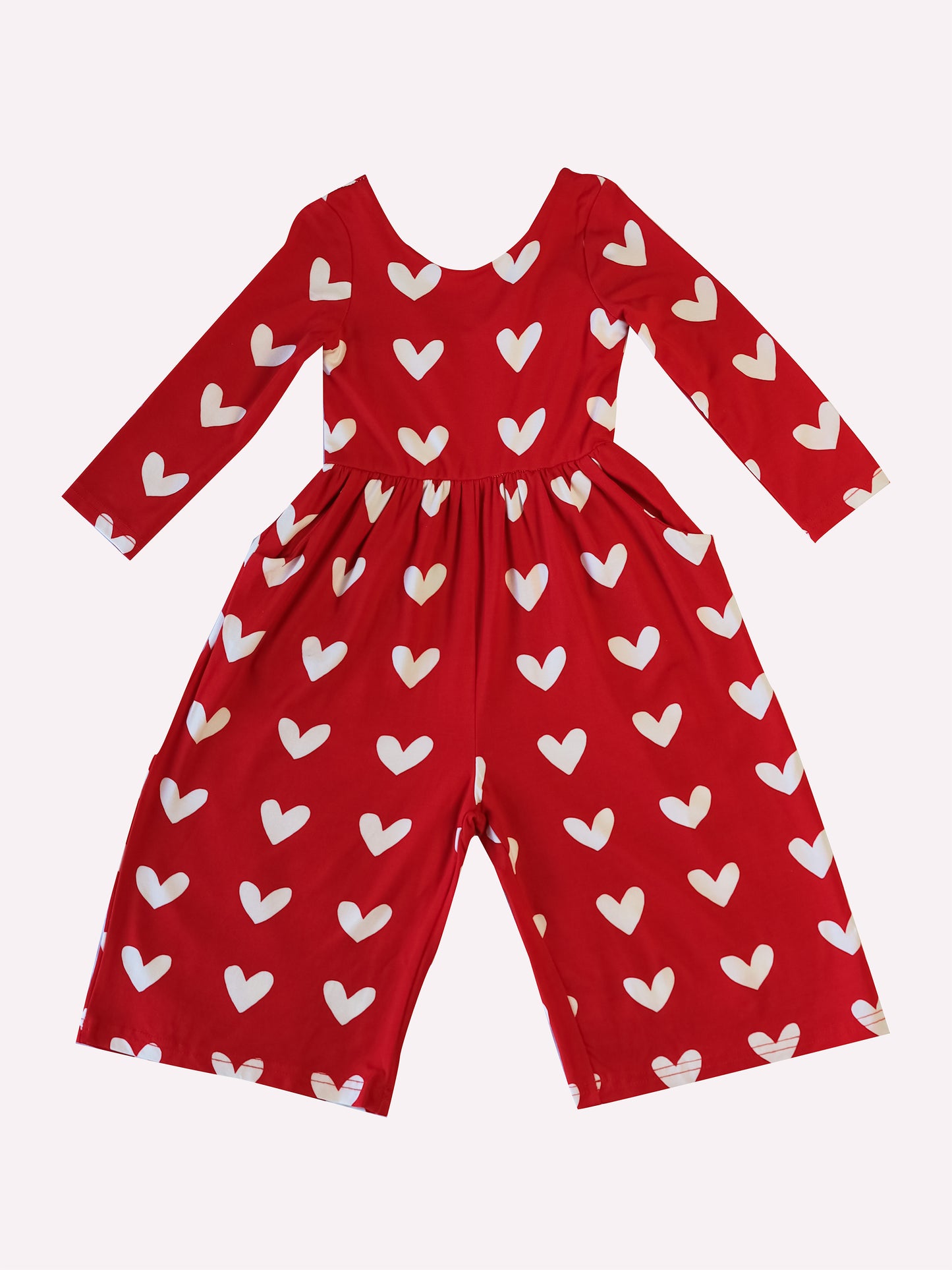 Leggy Romper - Heartbreaker in Red