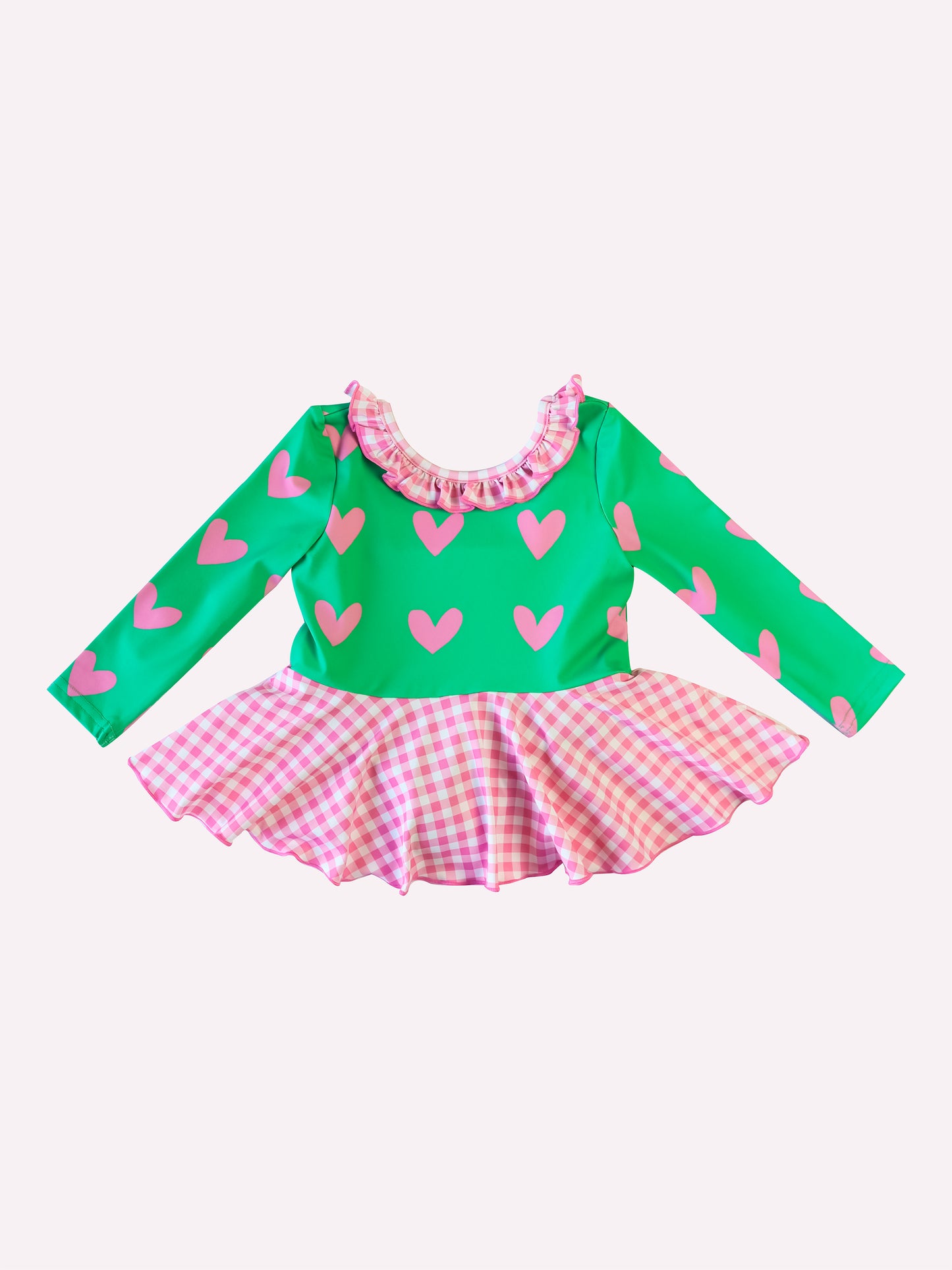 Skirted Leotard - Heartbreaker in Green