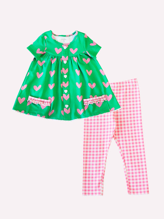 Out to Play Set - Heartbreaker in Green