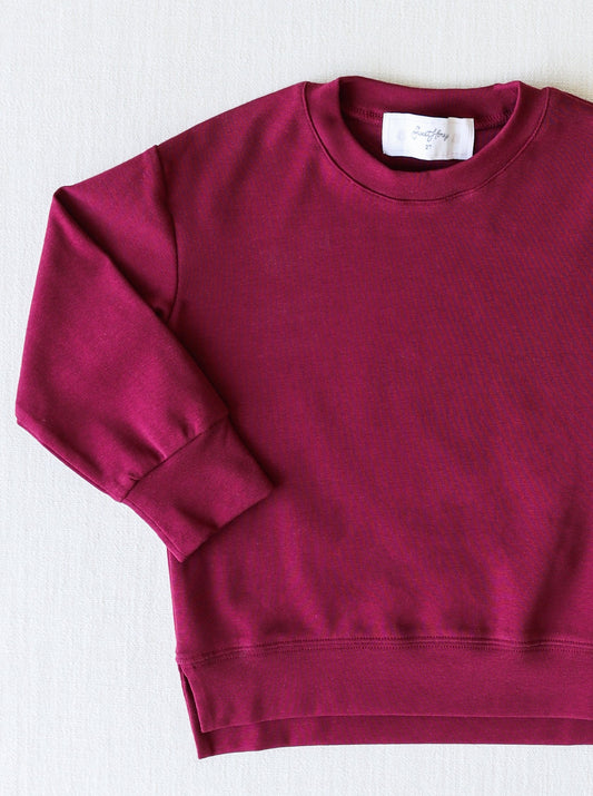 Sideline Sweatshirt - Cranberry