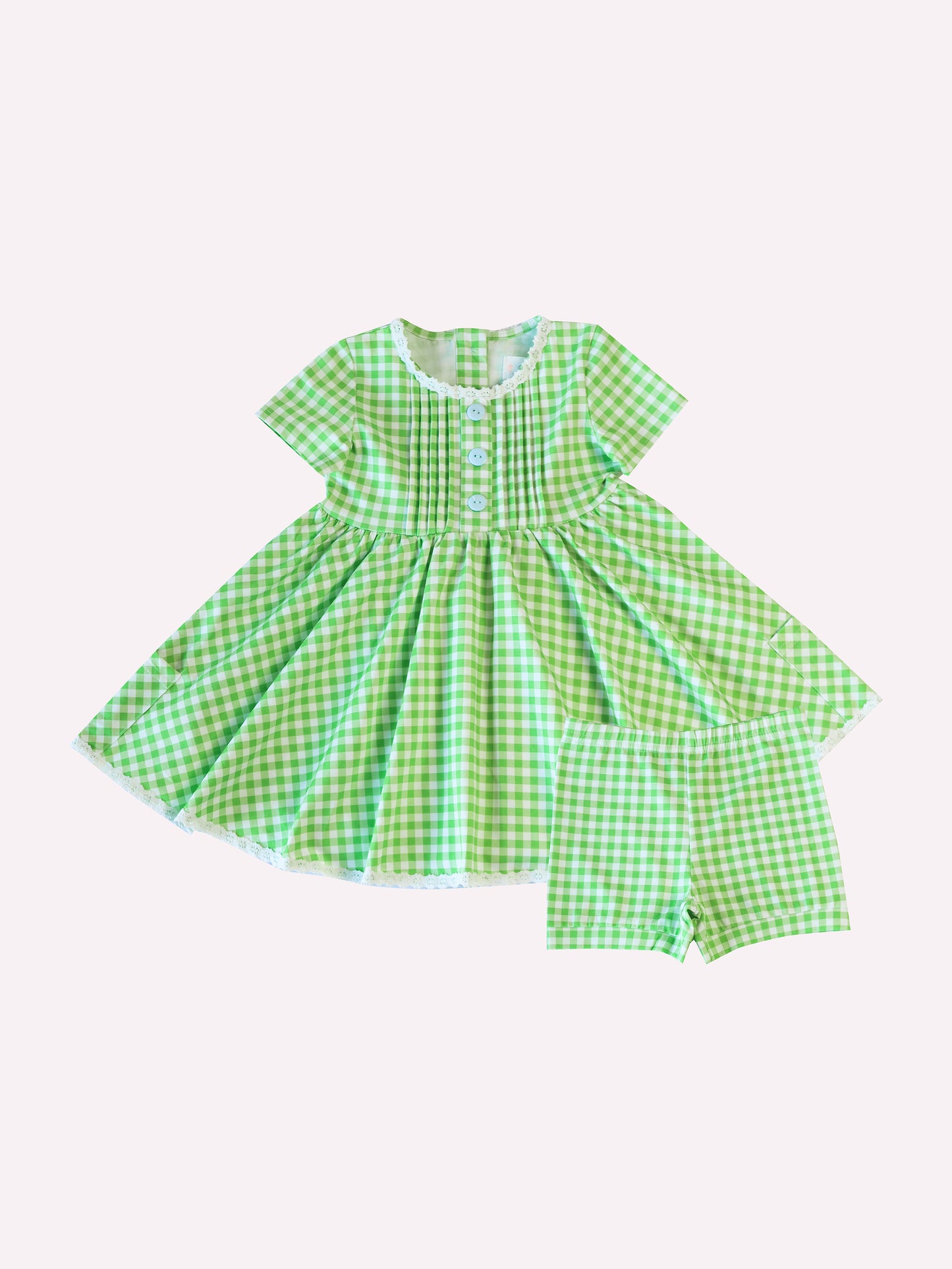 Nora Set - Lemon Lime Check