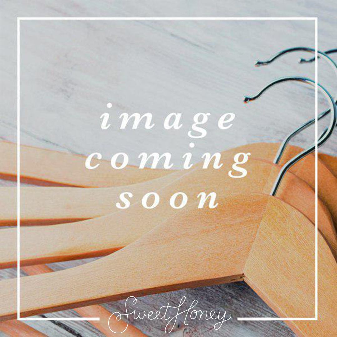 Mock Neck Sweat Set - Honey on Navy