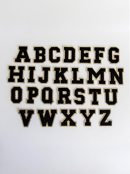 Letter Patch - Black