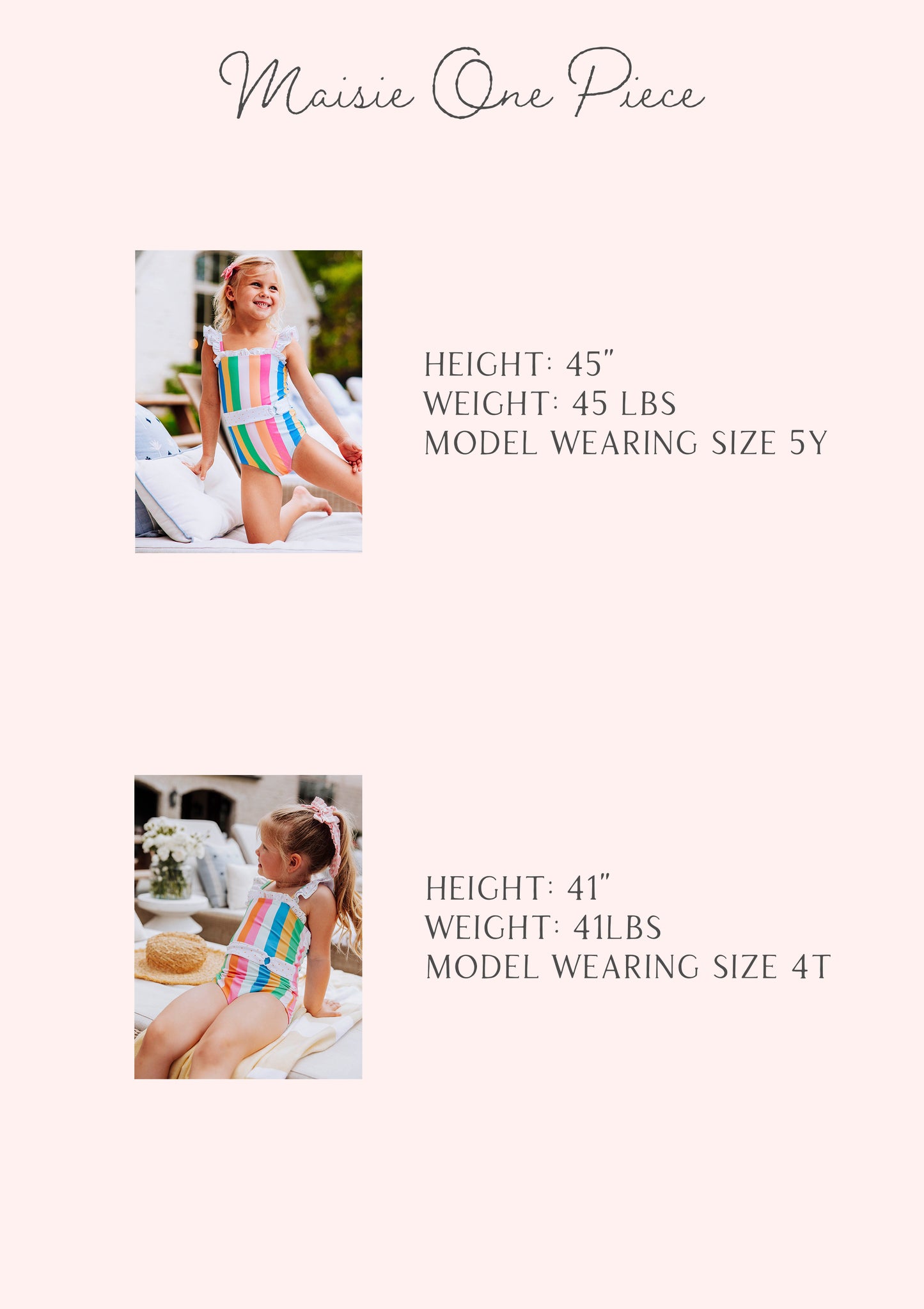 Maisie One Piece - Rainbow Stripes