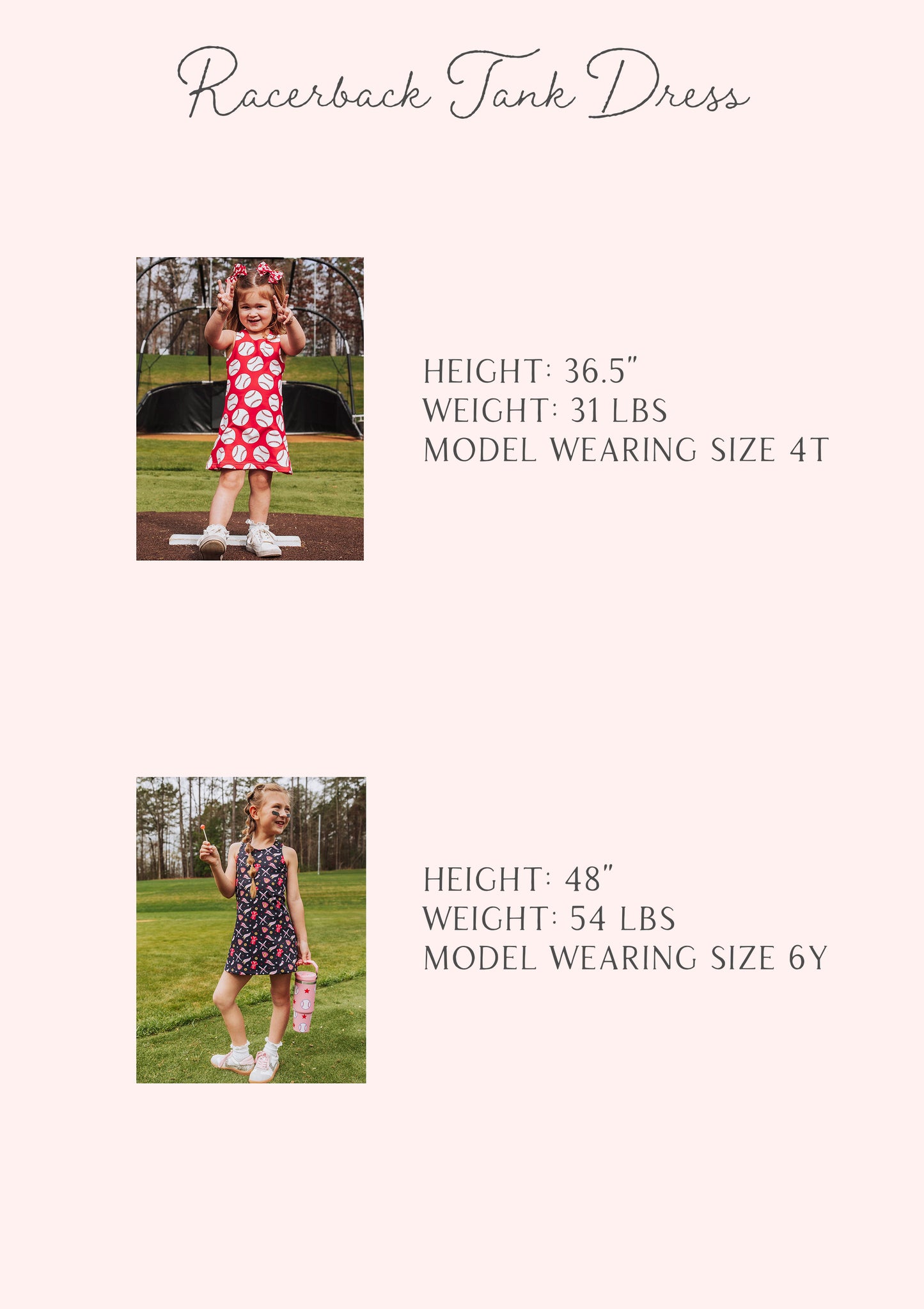 Racerback Tank Dress - Softballs