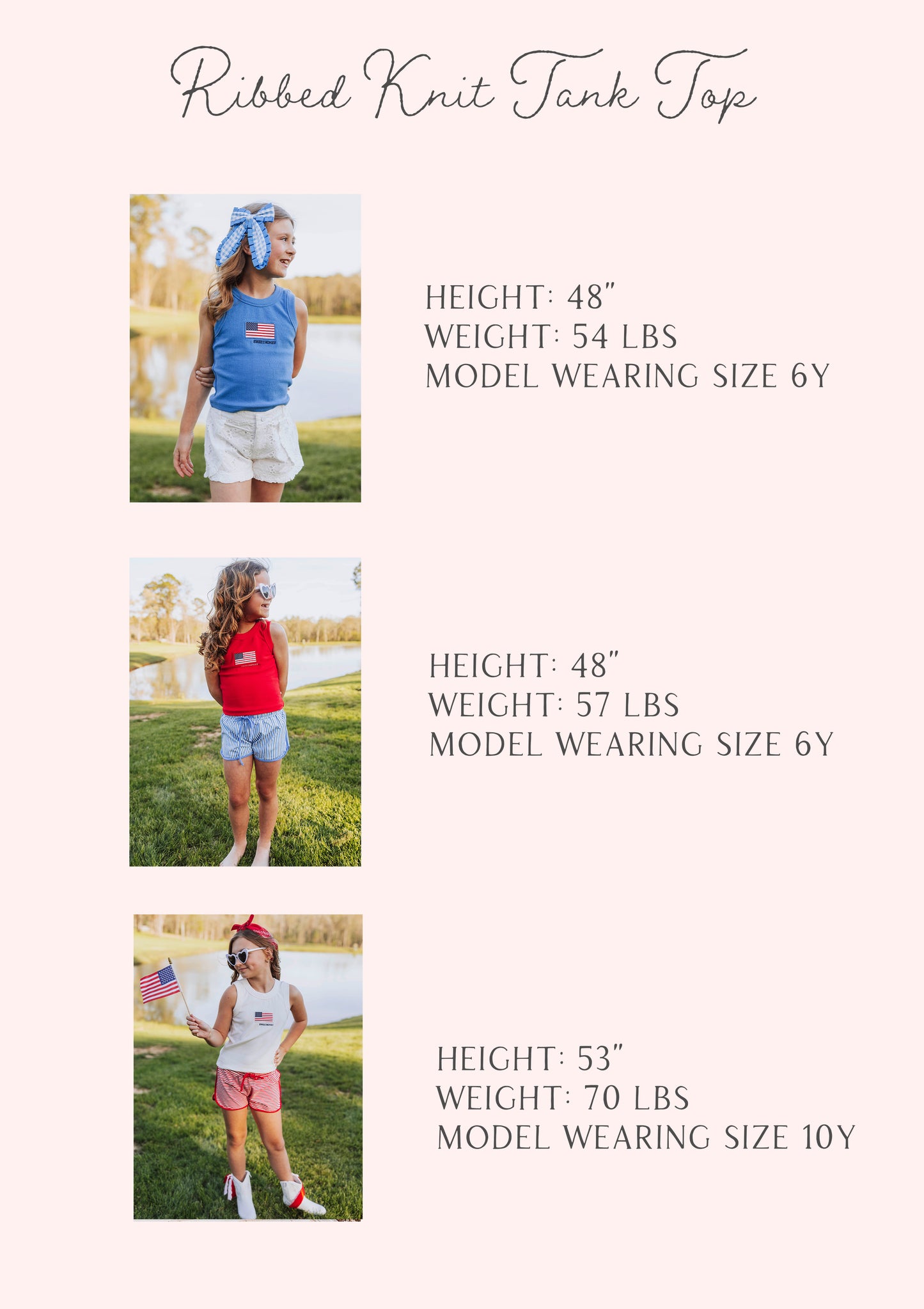 Ribbed Knit Tank Top - Old Glory