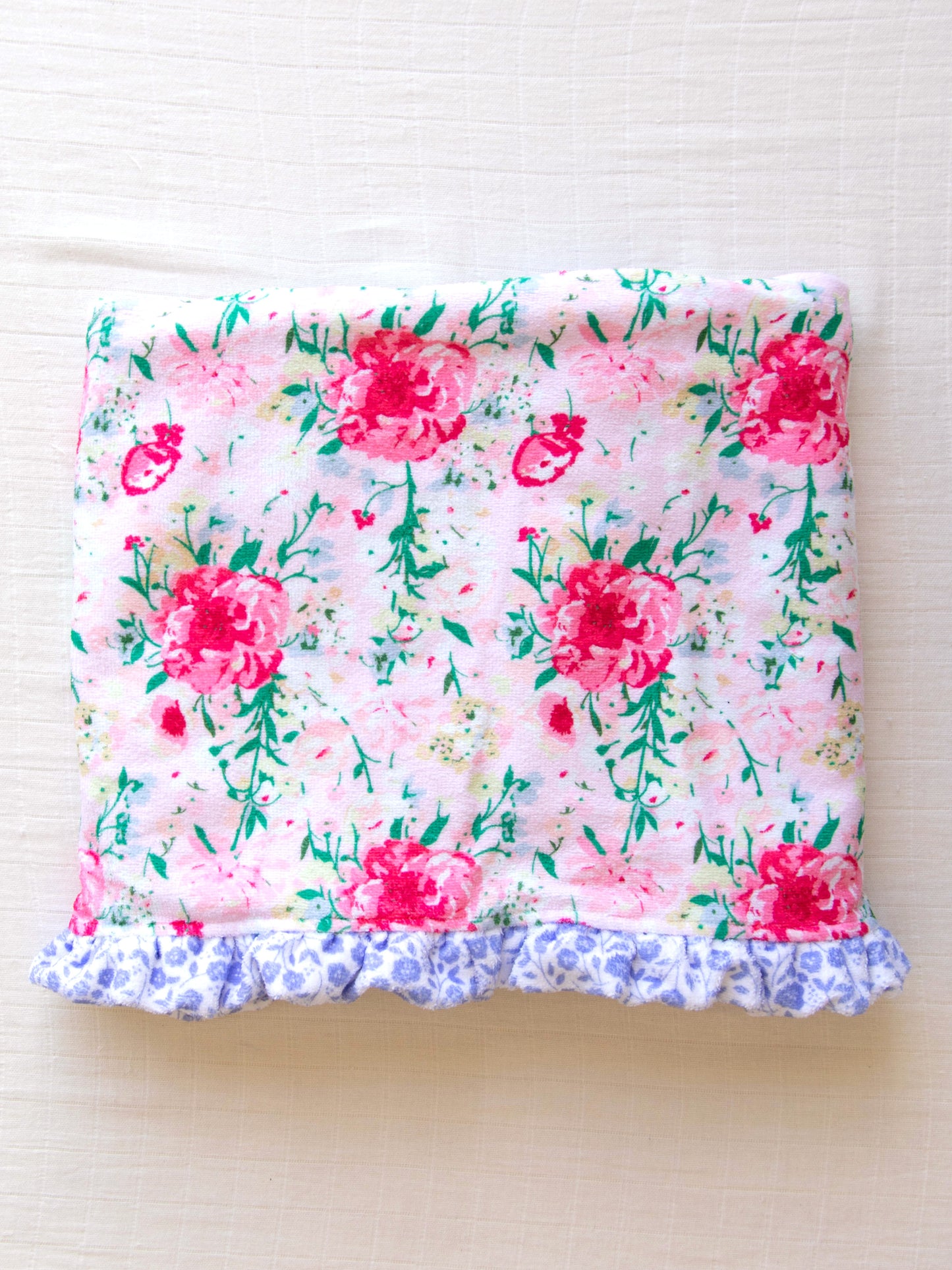 Ruffled Towel - Flower Girl