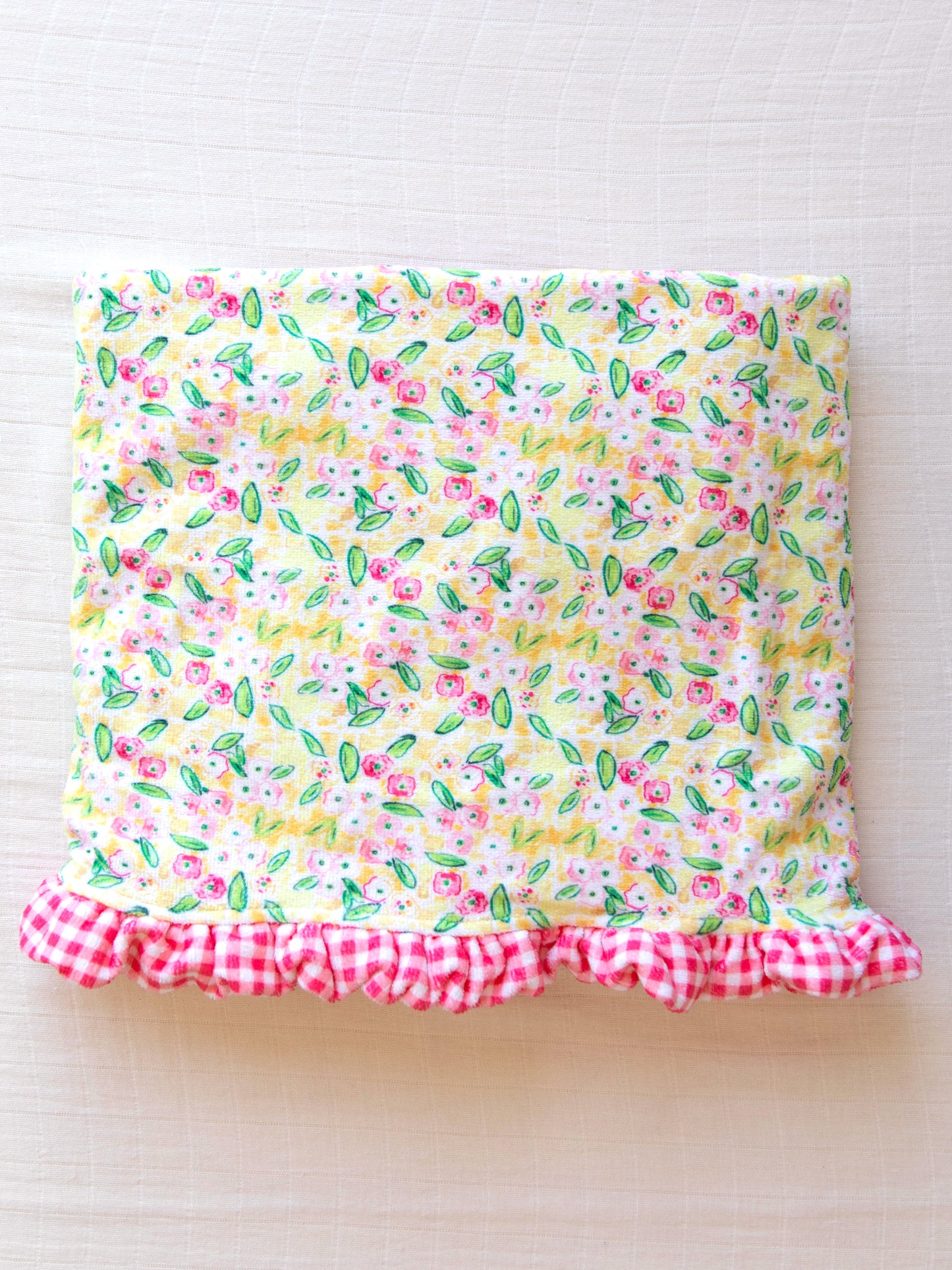 Ruffled Towel - Happy Yellow