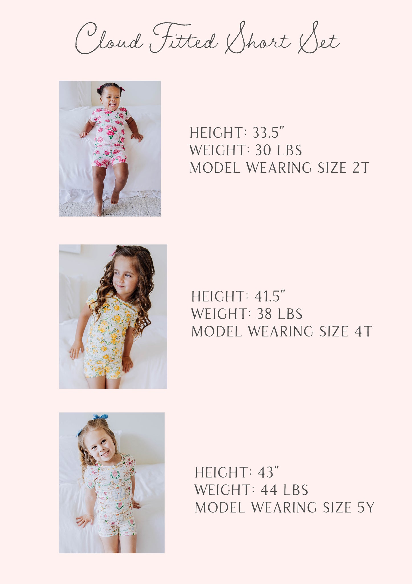 Cloud Fitted Short Set Pajamas - Softballs