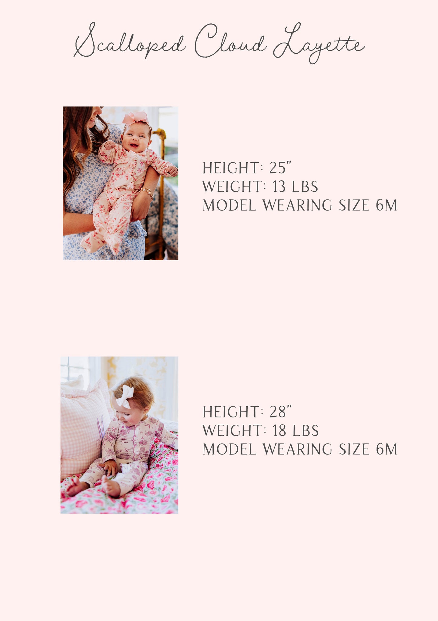 Scalloped Cloud Layette - Soft Bliss