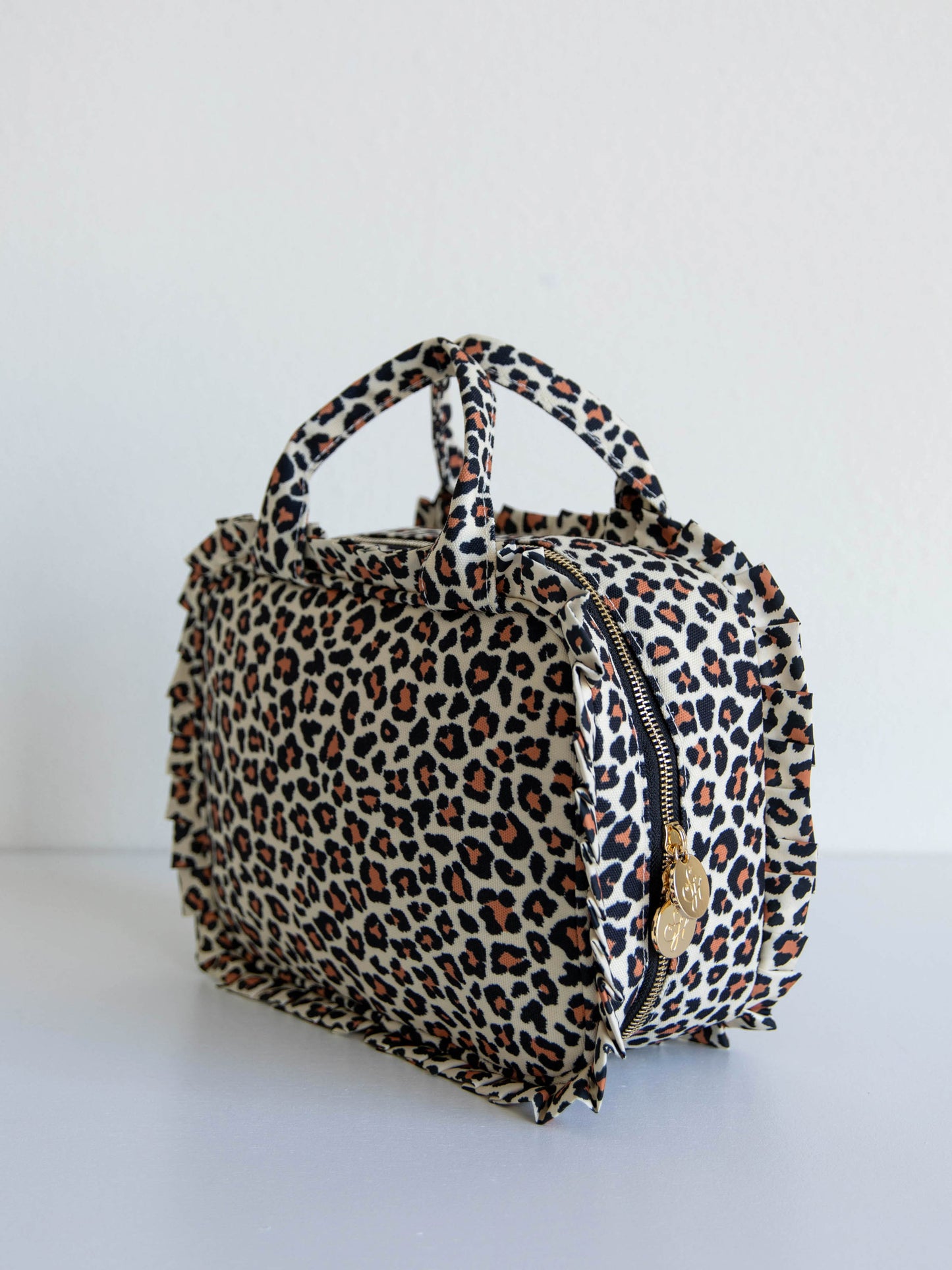 Ruffled Lunch Kit - Leopard