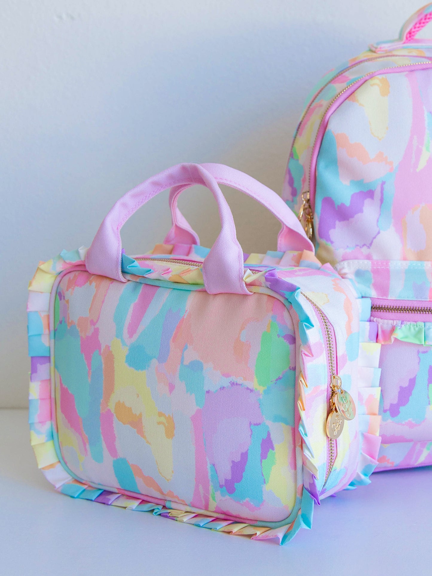 Ruffled Lunch Kit - Cotton Candy Splash