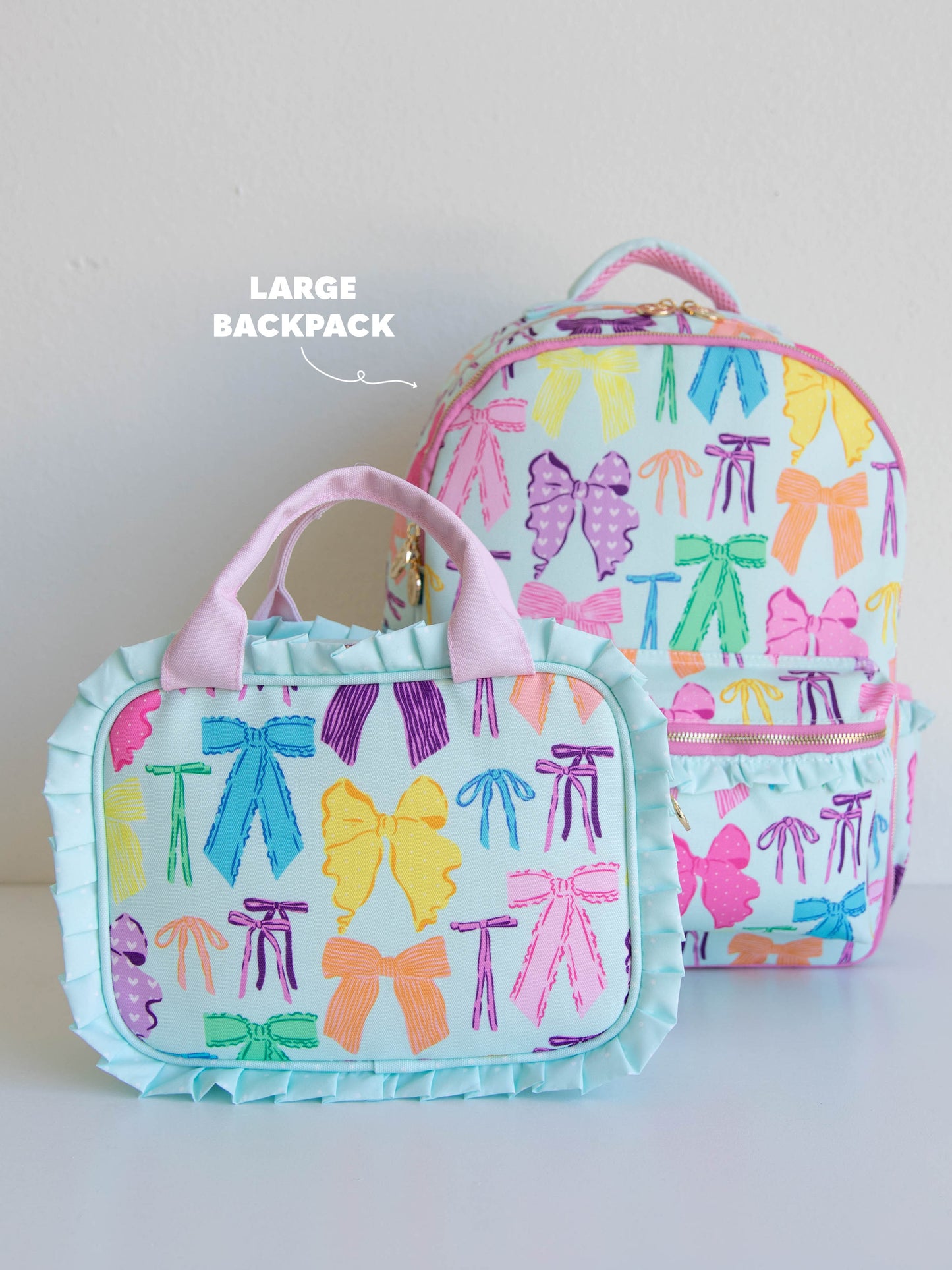 Ruffled Lunch Kit - Vibrant Bows