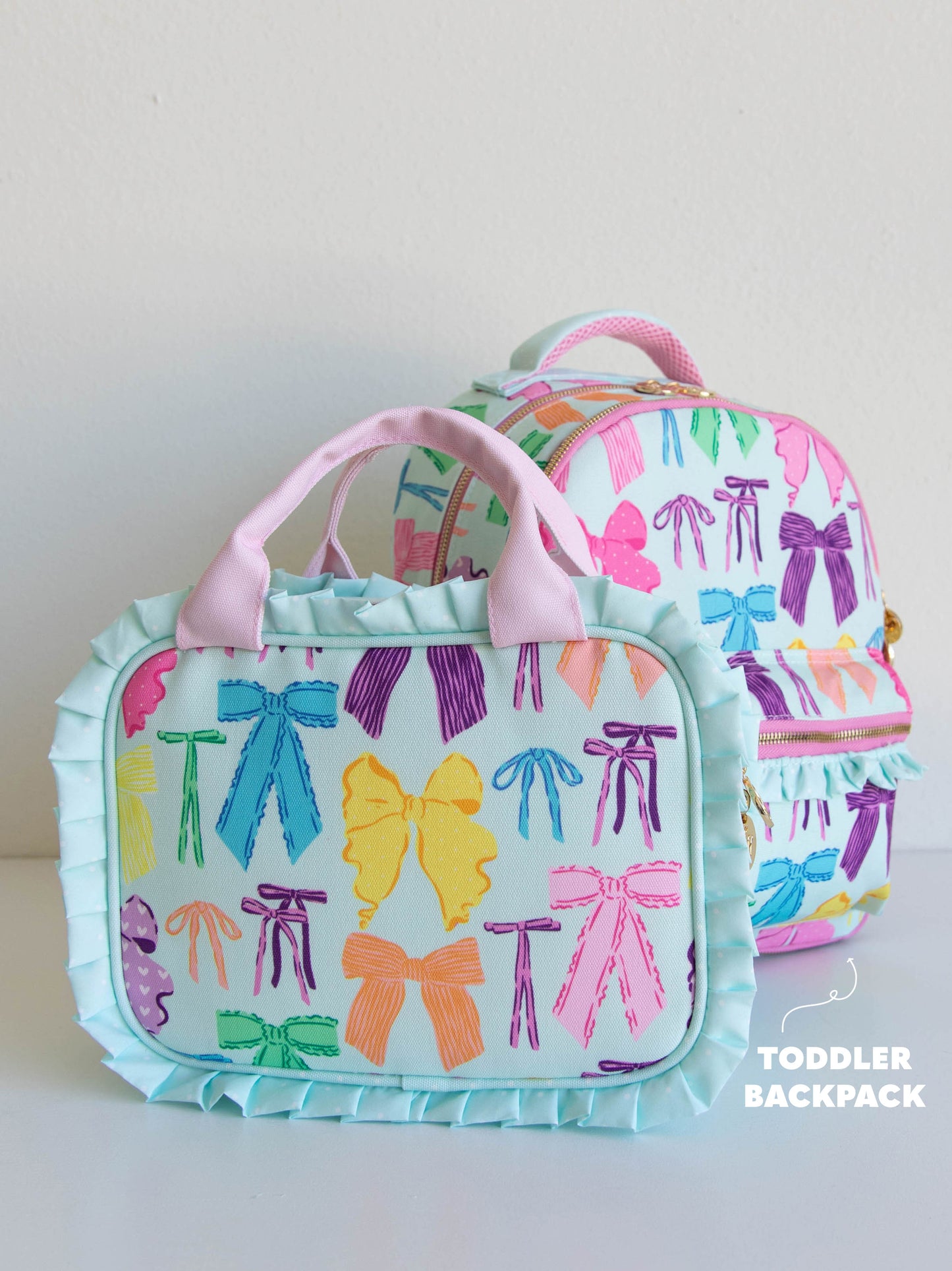 Ruffled Lunch Kit - Vibrant Bows