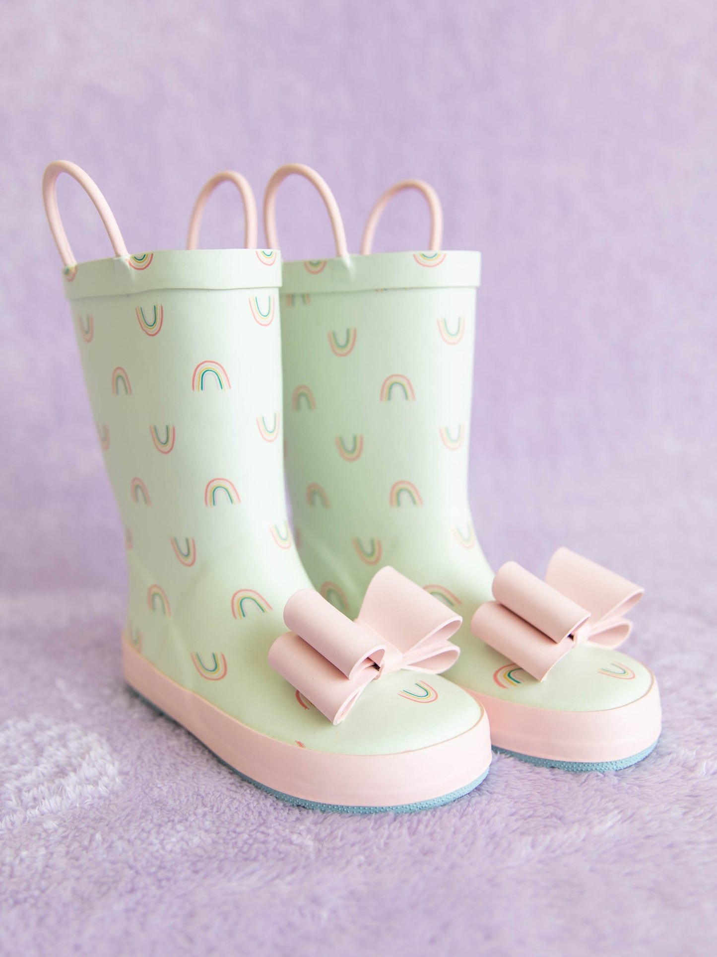 Cheery Rain Boots - Over the Rainbow