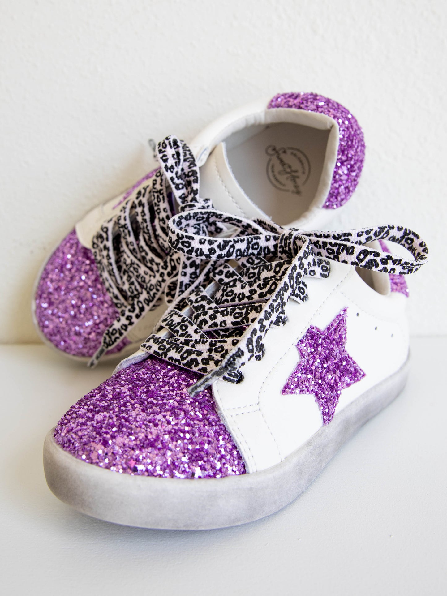 SweetHoney Sneakers - Sweet Purple Sparkles