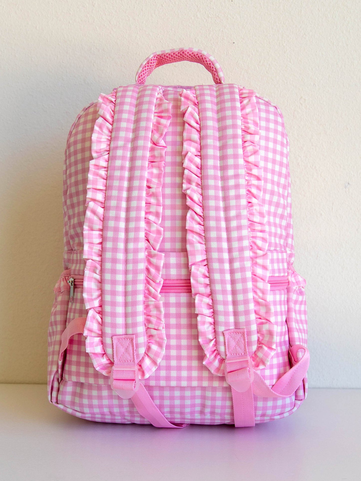 Ridley Backpack - Rosey Pink Gingham