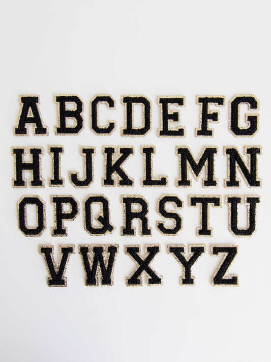 Small Letter Patch - Black