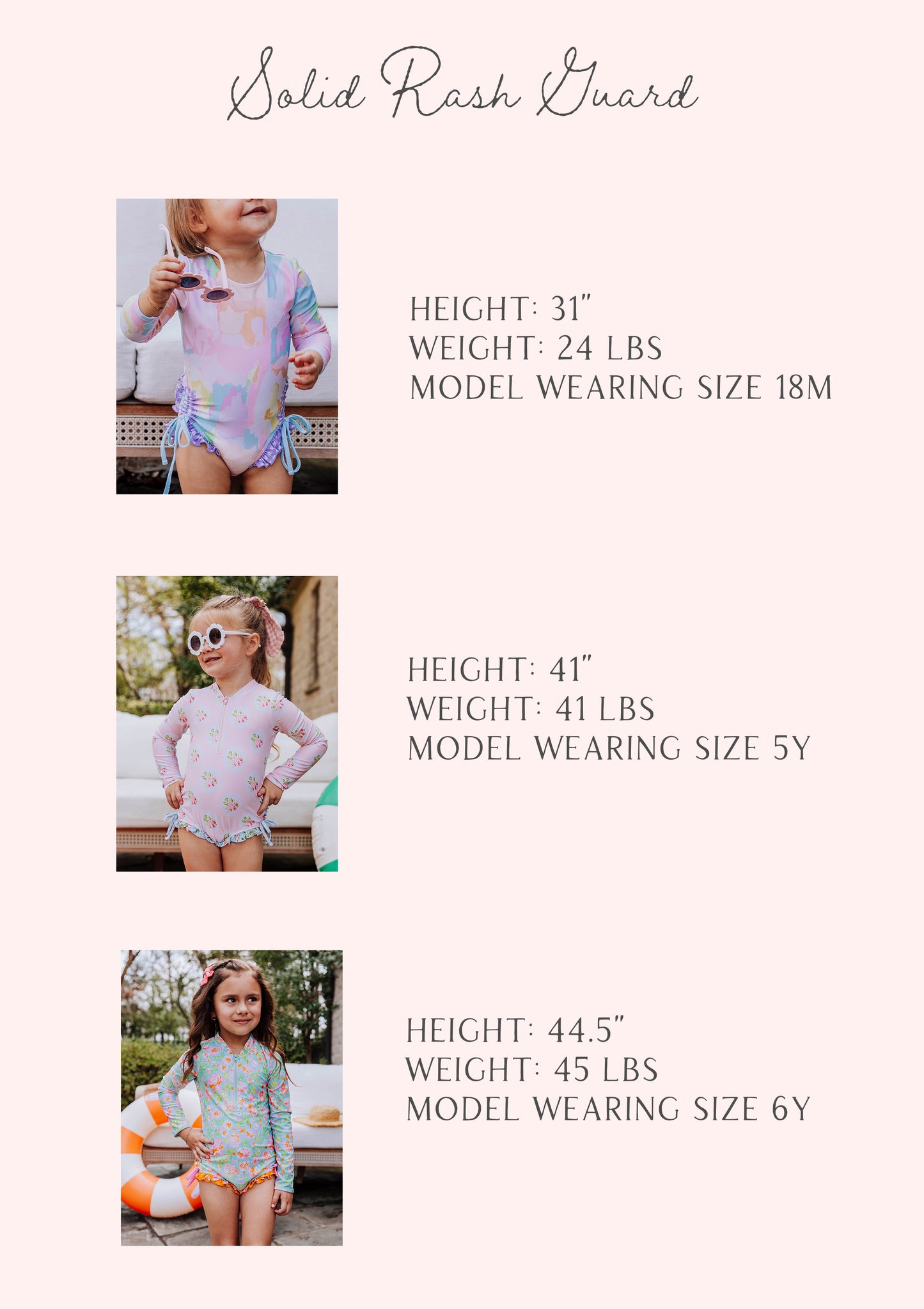 Solid Rash Guard - Cotton Candy Splash