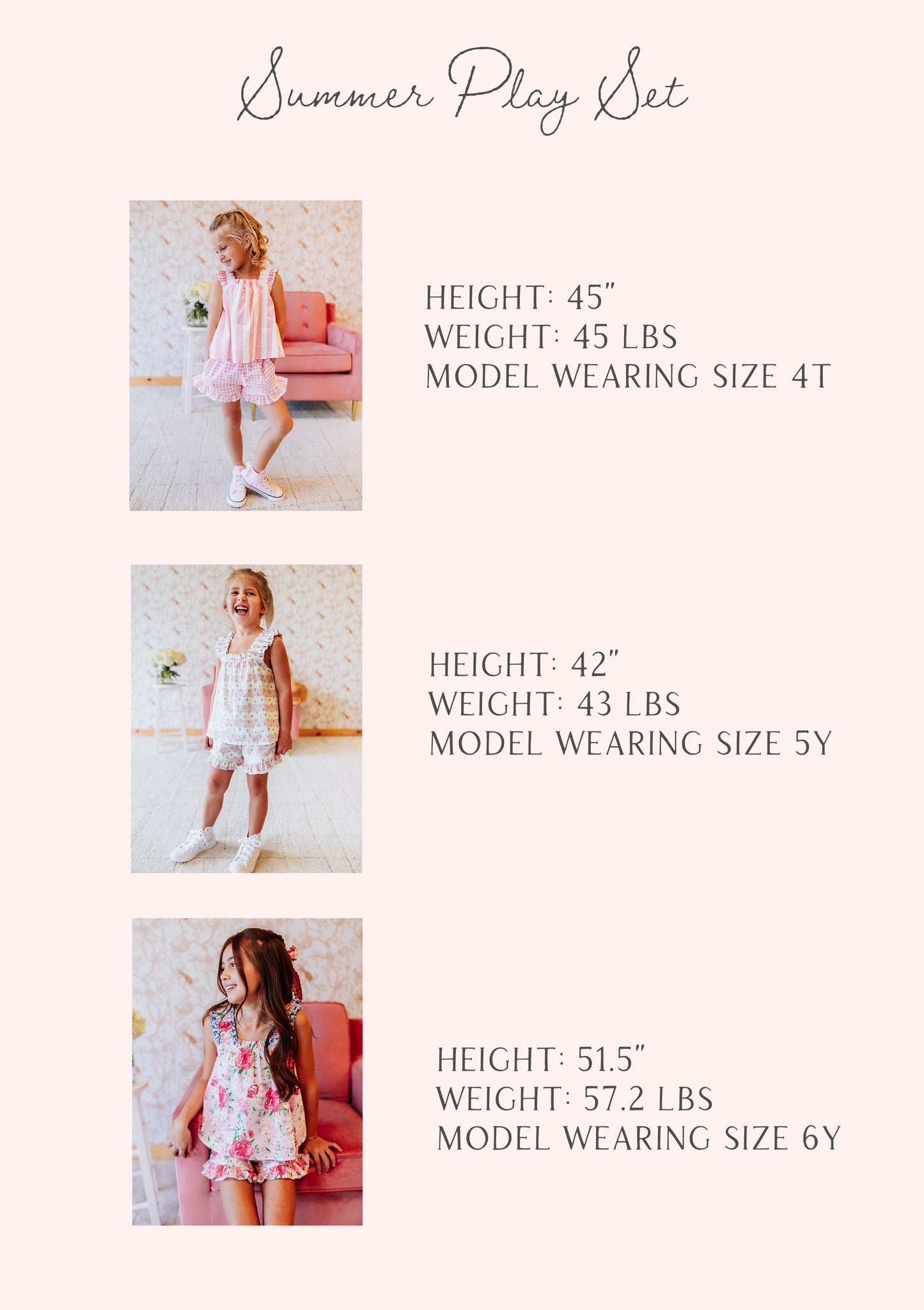 Summer Play Set - Floral Drop Stripe