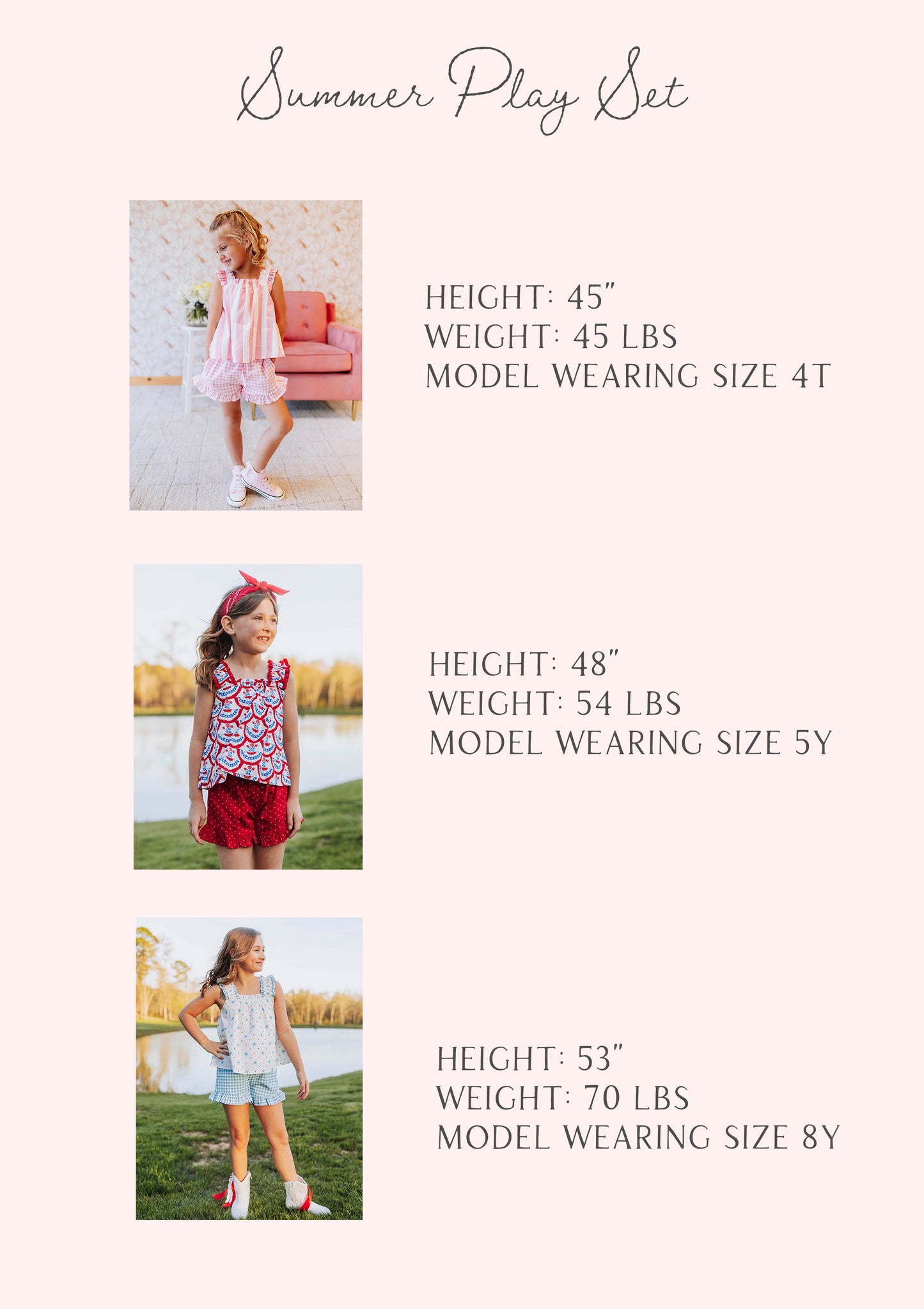 Summer Play Set - Patriotic Floral