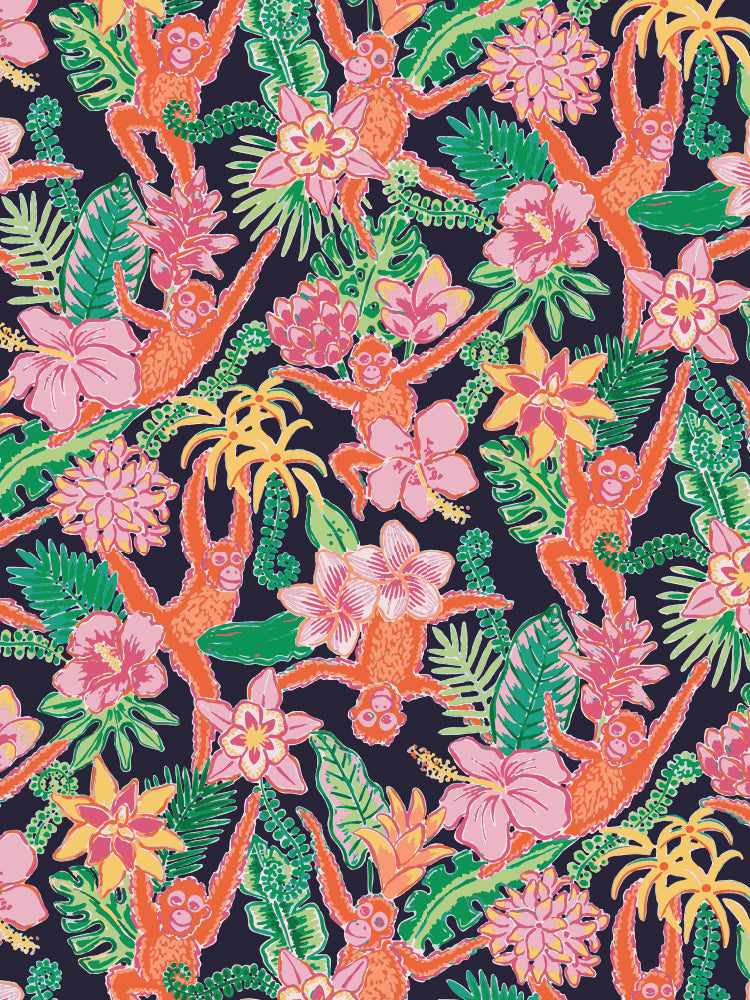 Family Swim - Tropical Monkeys