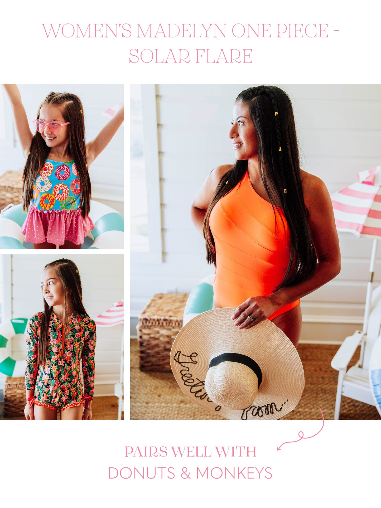 Women's Madelyn One Piece - Solar Flare