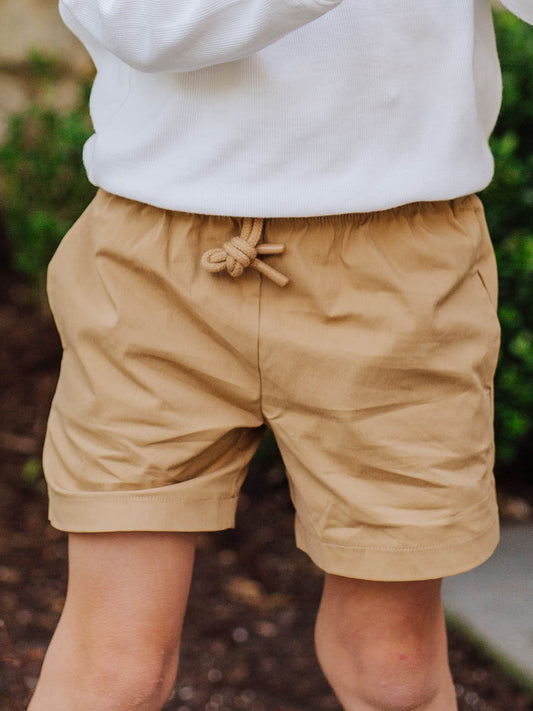 Boy's Shorts - Khaki