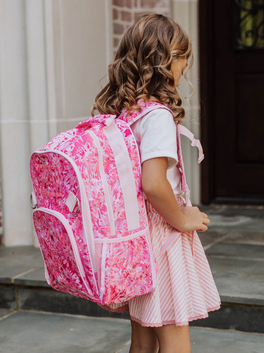 Rowen Backpack - Pink Tie Dye