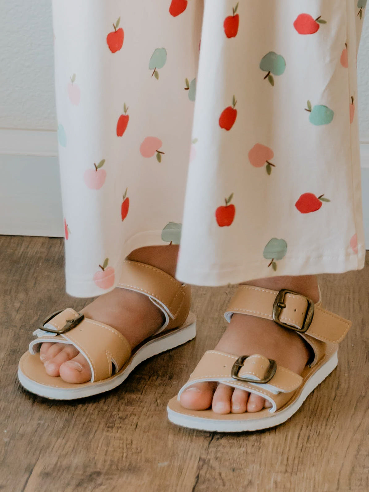 Ankle Strap Sandals - Tan