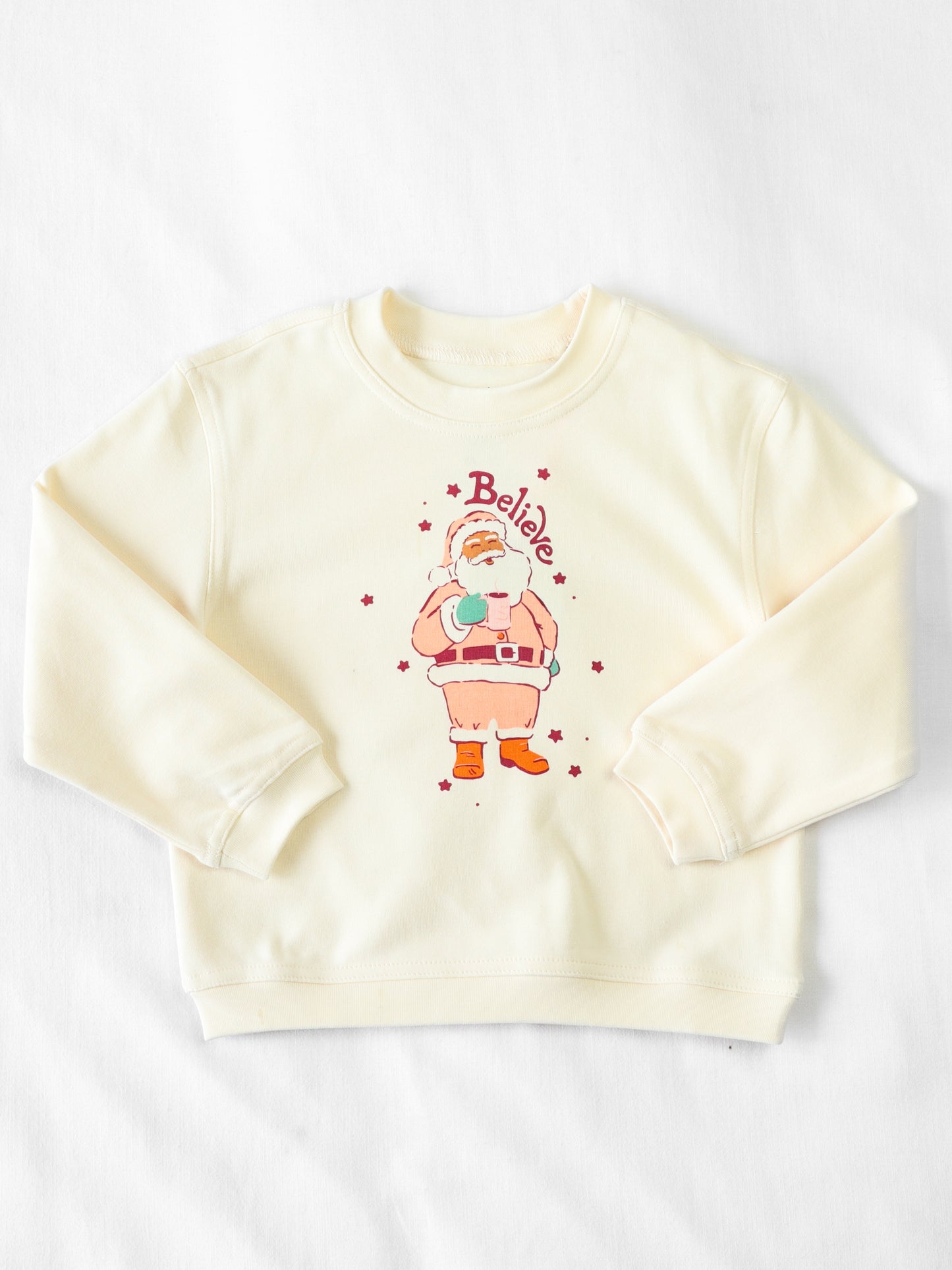 Warm Knit Sweatshirt - Believe