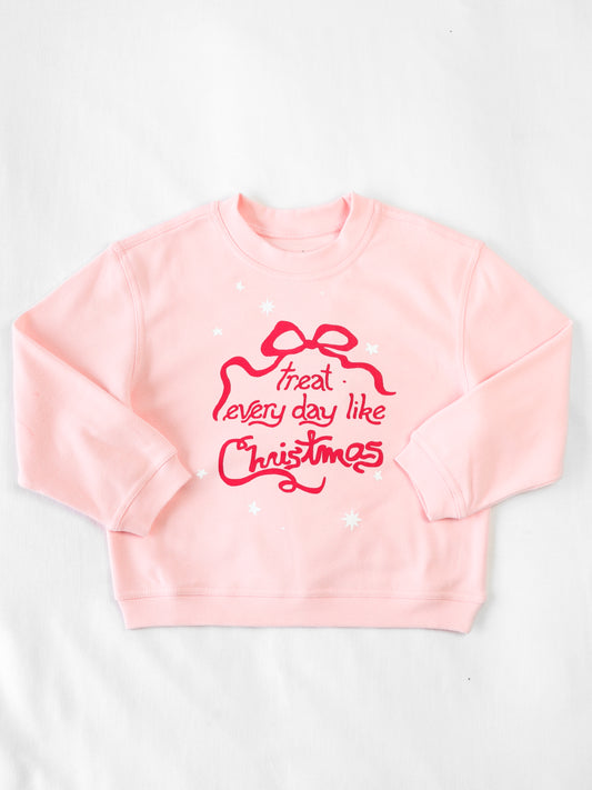 Warm Knit Sweatshirt - Christmas Nostalgia