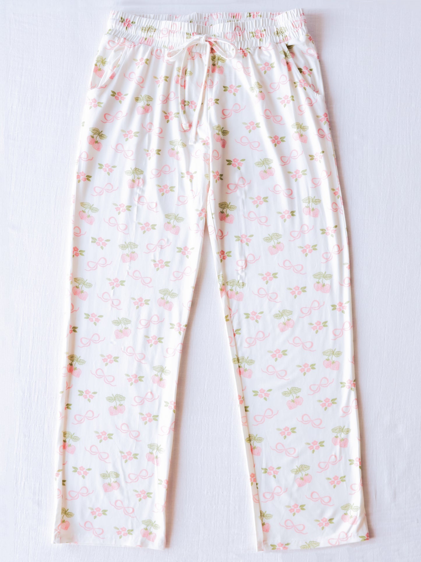 Women's Cloud Pajamas - Pink Berry Bows