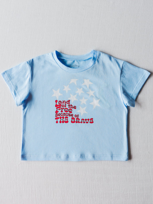 Graphic Tee - Because of the Brave