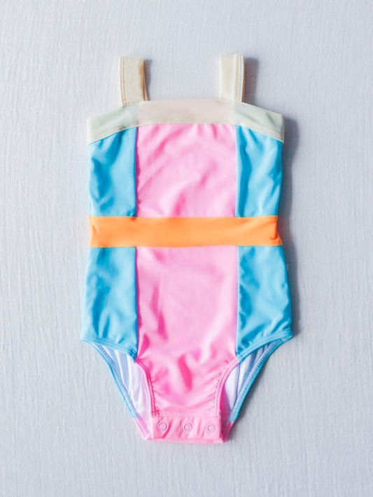 Mabel One Piece - Creamsicle Stripes
