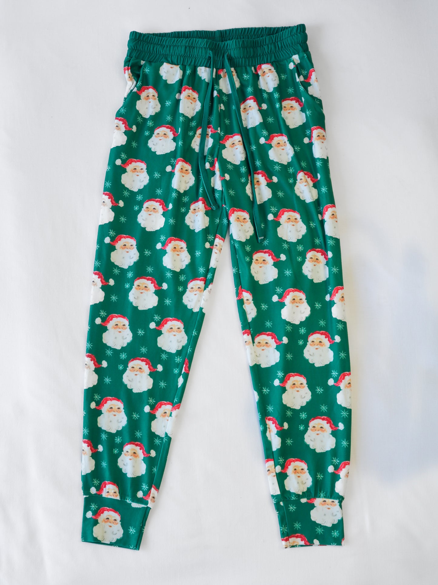 Men's Joggers - Solid Jolly St Nick in Green