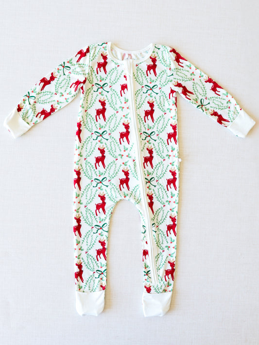 Cloud Layette - Mistletoe Reindeer