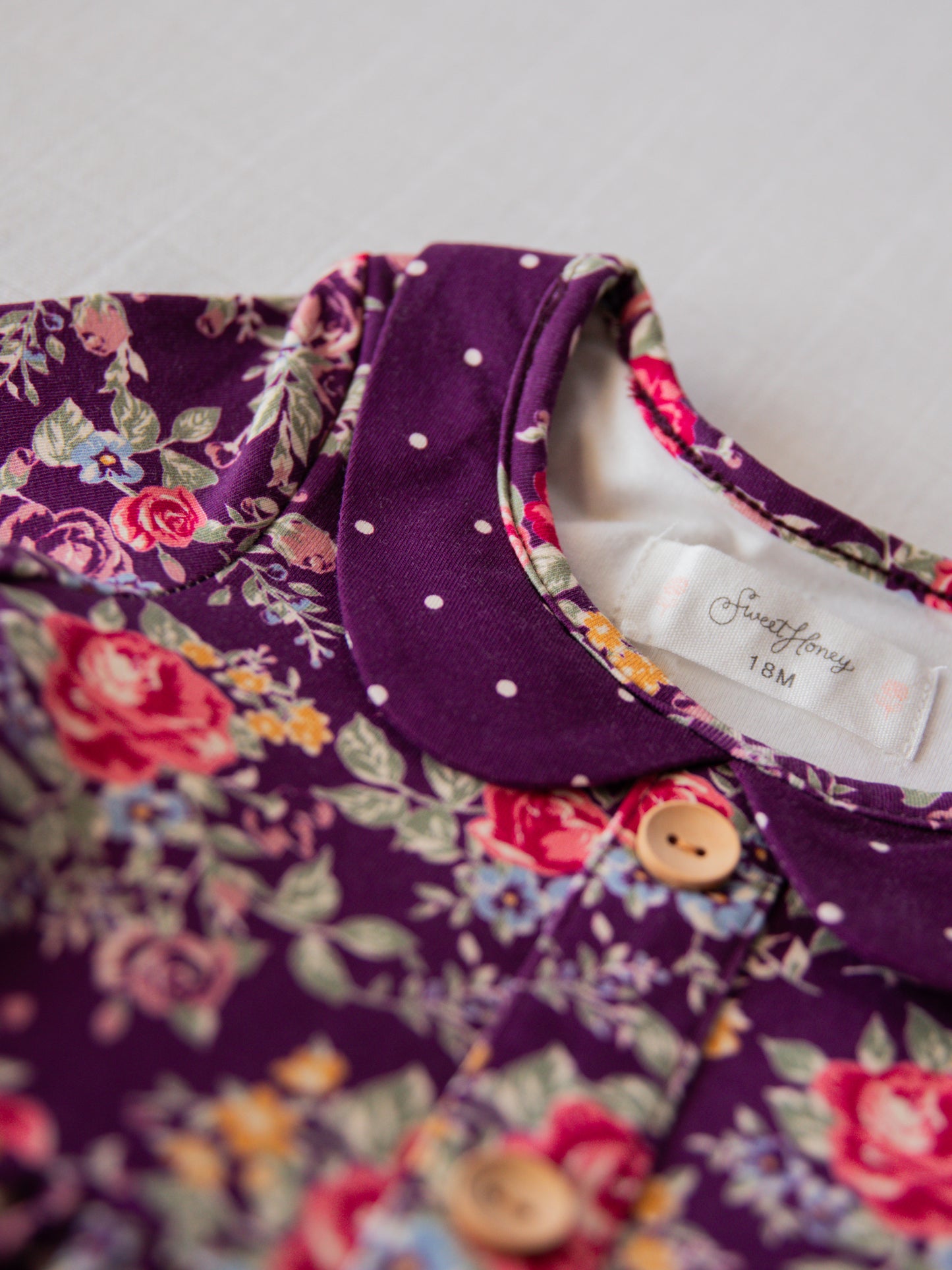 Prim Dress - Violet Floral Lane