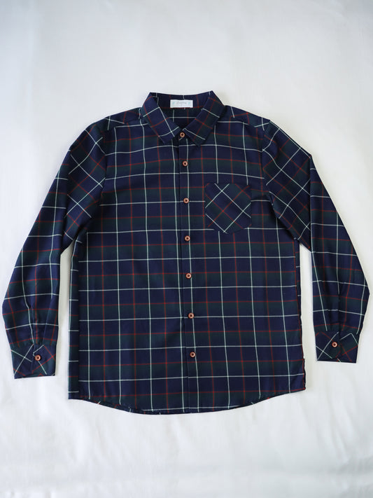 Men's Button Up Shirt - Winter Park Plaid