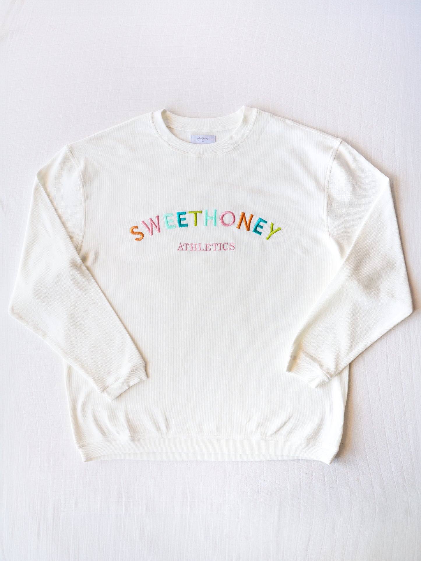 Women's Ribbed Sweatshirt - SweetHoney Athletics