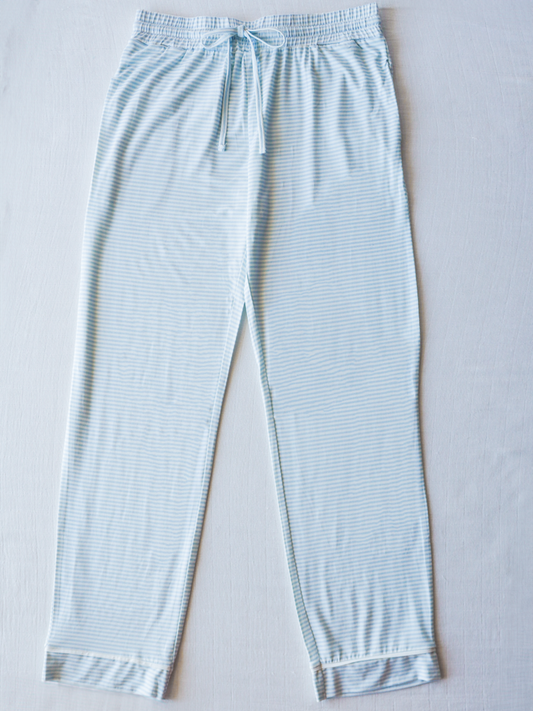 Men's Cloud Lounge Pants - Sky Blue Stripes
