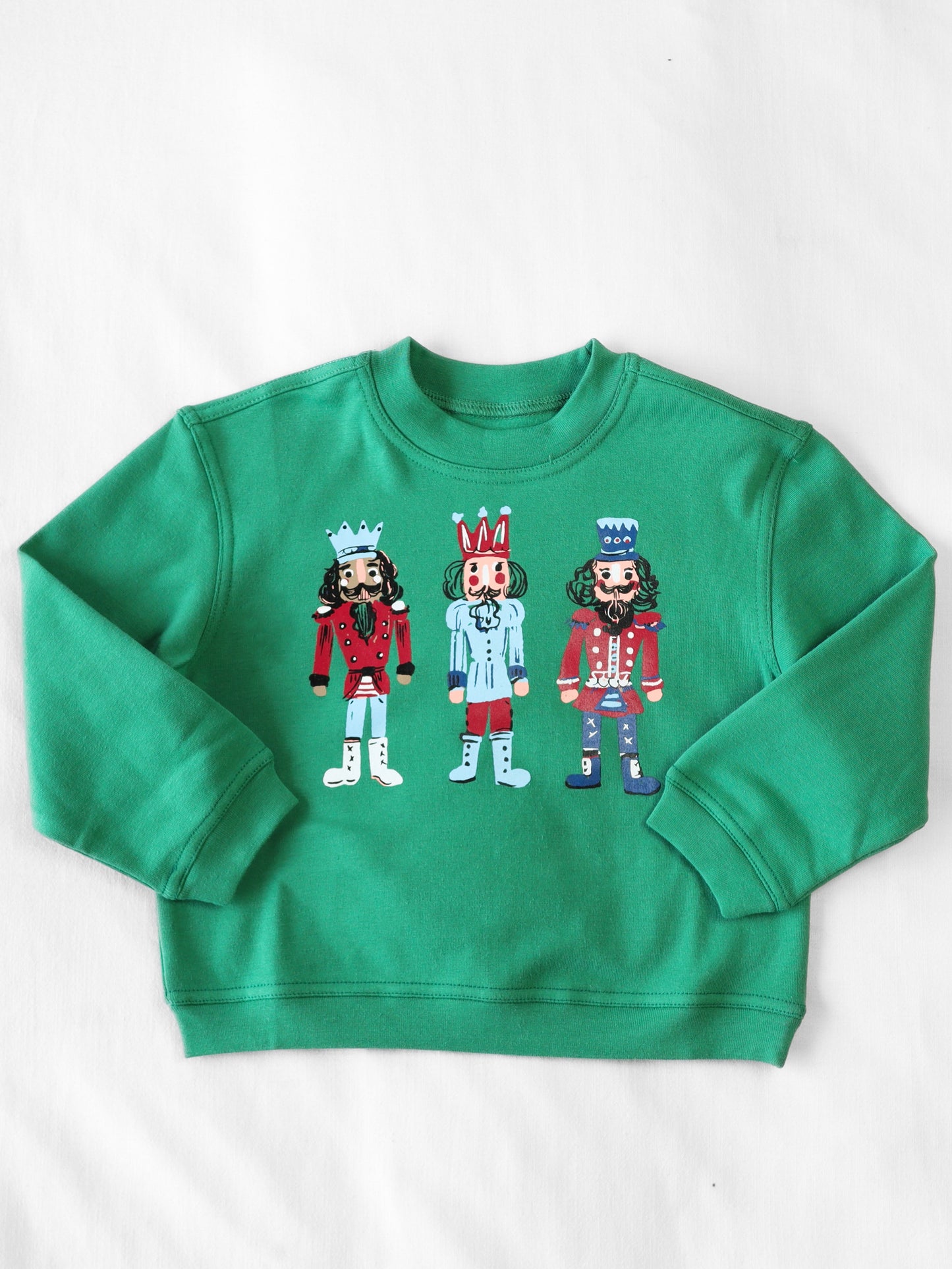 Warm Knit Sweatshirt - Christmases Long Ago Green