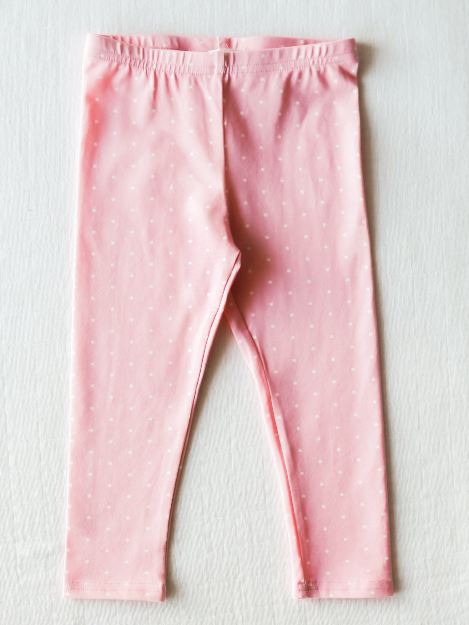 Frankie Leggings - Heart Pink Dotty - SweetHoney Clothing