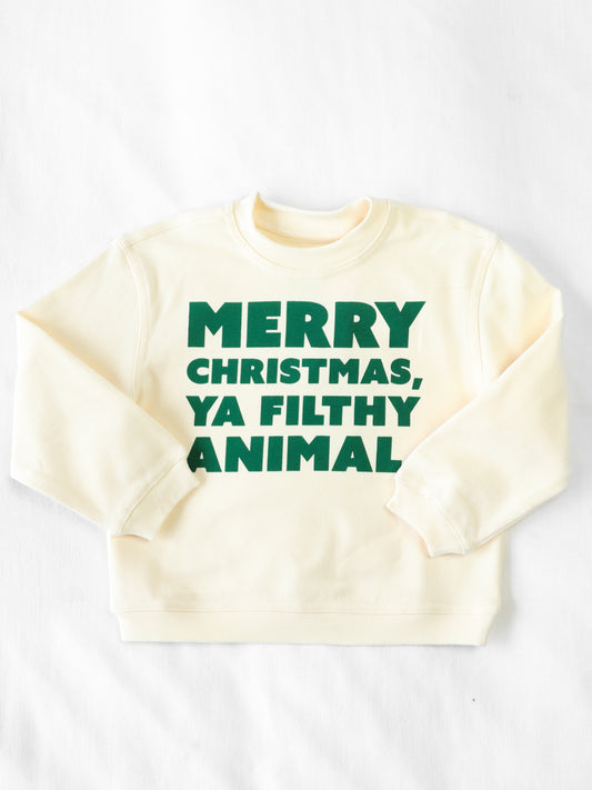 Warm Knit Sweatshirt - Merry Christmas