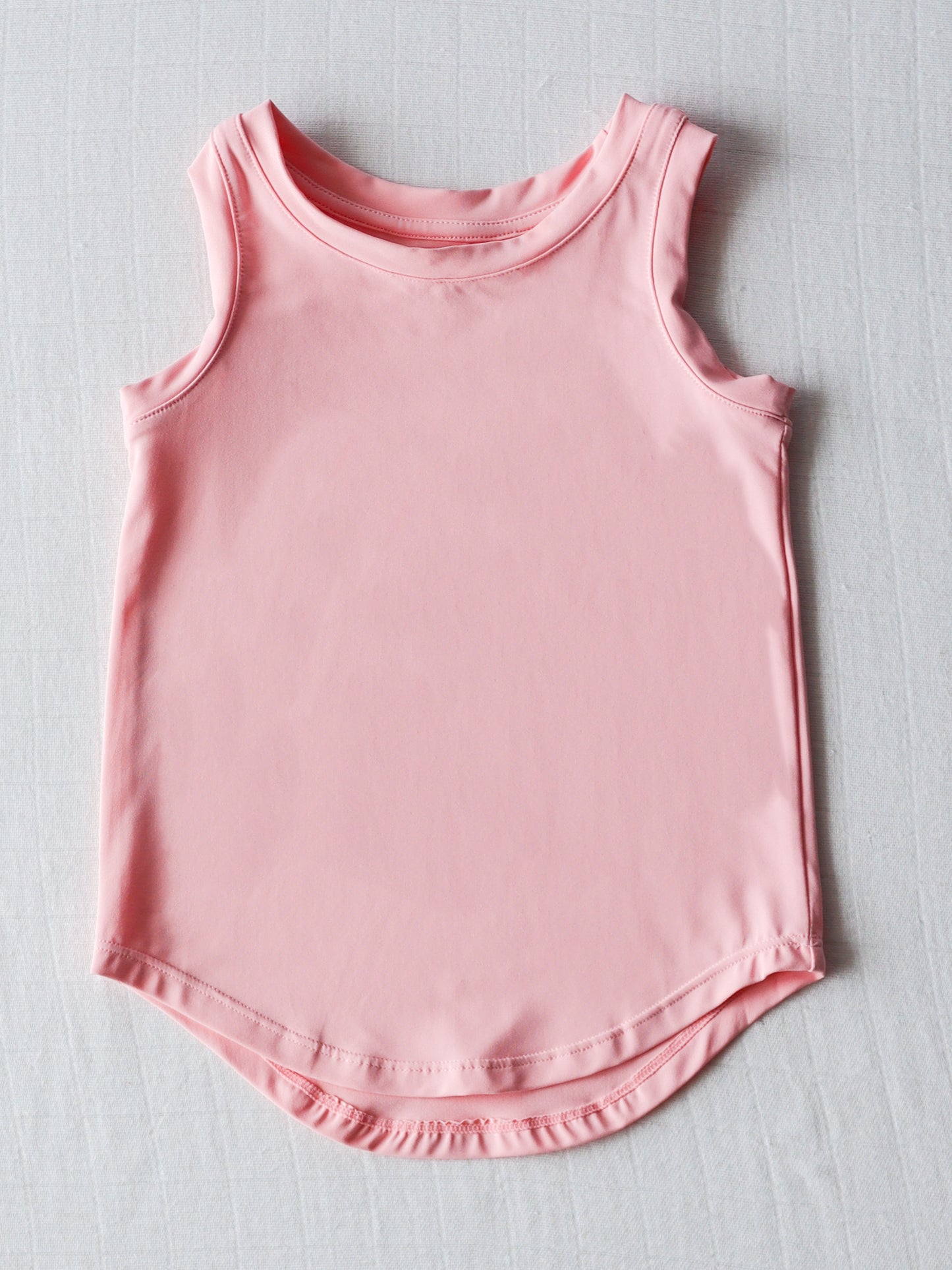 Athletic Tank Top - Ribbon Pink