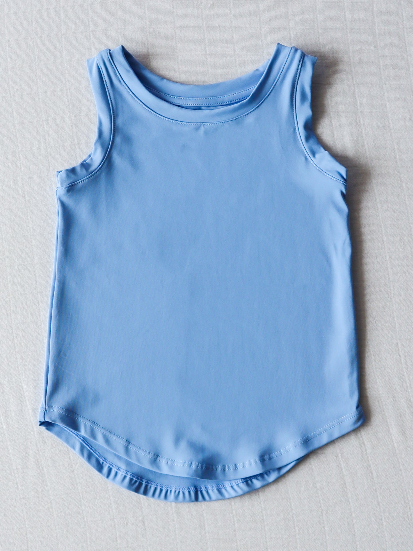 Athletic Tank Top - Blue Opal