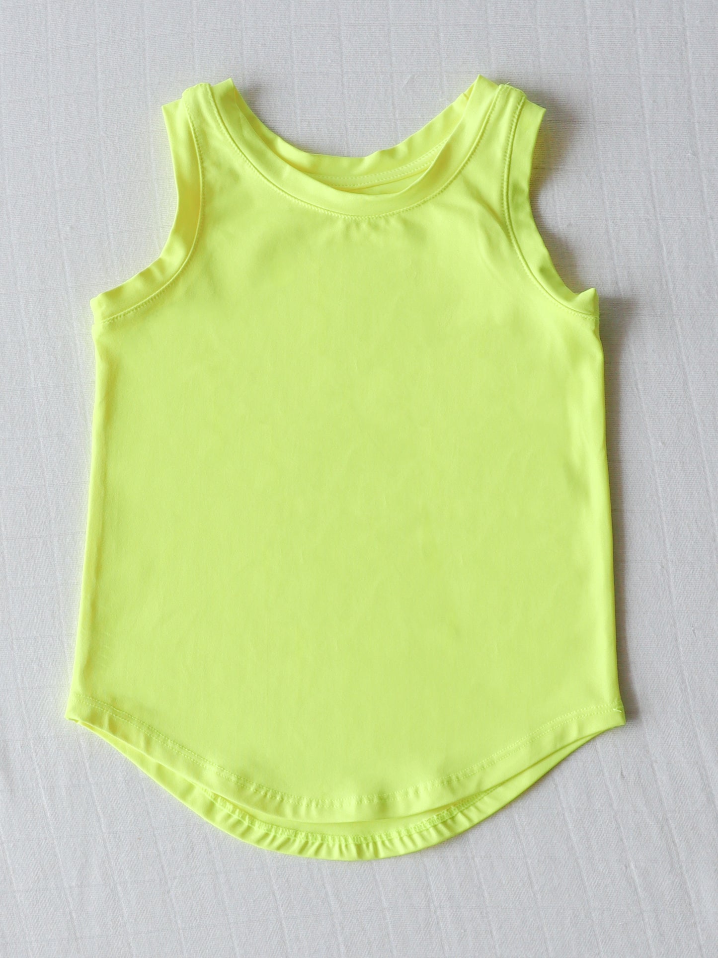 Athletic Tank Top - Neon Yellow