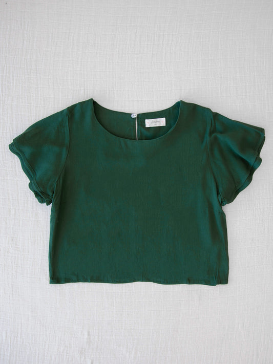 Women's Flutter Top - Green